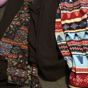 Leggings- 4 plus size pairs, 1-NWT